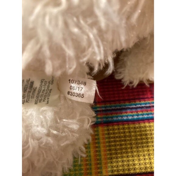 Barnes & Noble Dog Terrier Puppy Plush Cream White Brown Stuffed Animal “Noble” - Picture 9 of 12